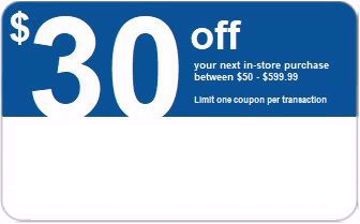 Lowes $30 off $50 printable coupon