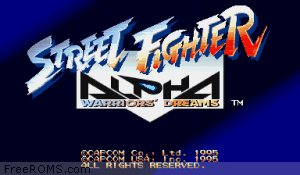 Street Fighter Alpha Screen Shot 1