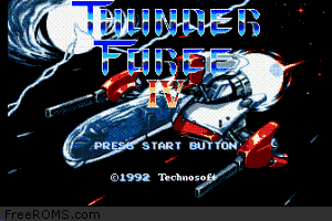 Thunder Force IV (Japan) Screen Shot 1