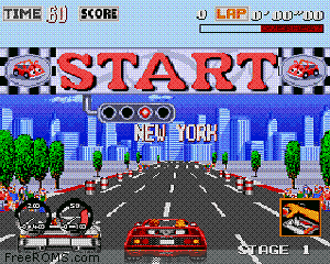 Turbo Outrun Screen Shot 2