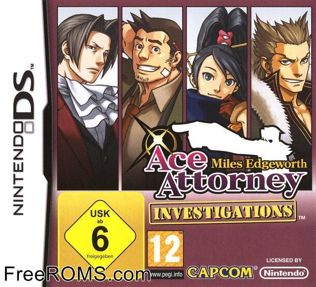 Ace Attorney Investigations - Miles Edgeworth Europe Screen Shot 1