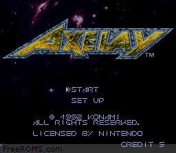 Axelay Screen Shot 1