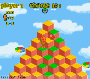 Q-bert 3 Screen Shot 2