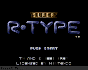 Super R-Type Screen Shot 1